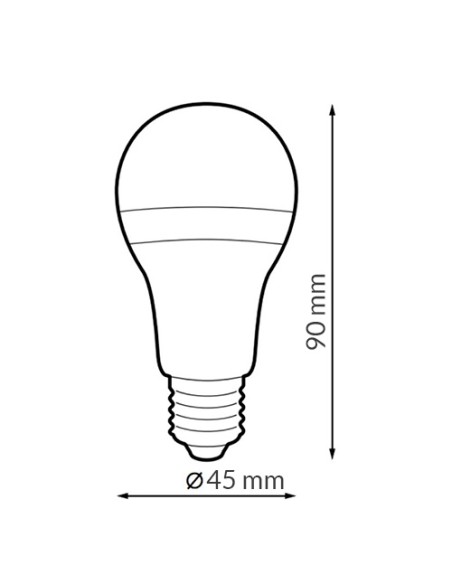 Ampolla LED E27 G45 5W - Dsc 3000k