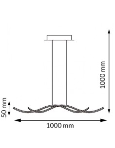 LED Twist Ceiling Lamp 32W CCT 2880lm 2