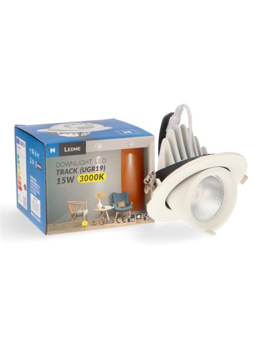 Adjustable Track Downlight LED 15W Epistar 6000K