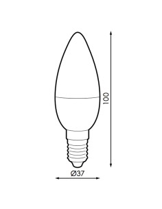 Ampoule LED C37 E14 6W - Dsc 6000k 2