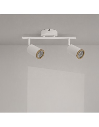 Country Ceiling Light GU10 2 Spot Dsc