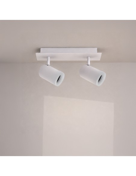 M LEDME State 2 GU10 Spotlights Adjustable Ceiling Wall Light