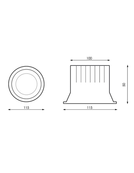 Einbauleuchte LED Luxtar 15W 4500K