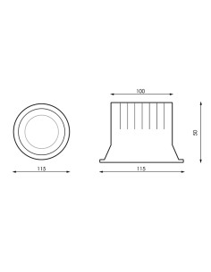 Downlight Led Luxtar 15W Empotrable Aluminio 3000K 2