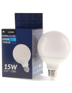 LED Bulb E27 G95 15W 4500K