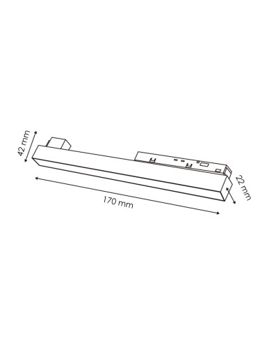 LED-Linearleuchte Shoiler 10W Osram 4500K M LEDME
