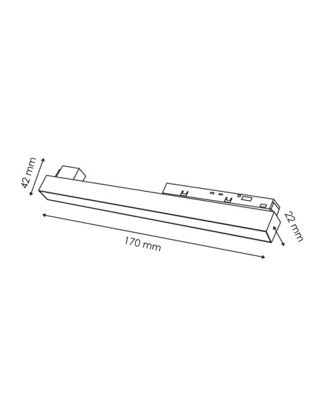 LED-Linearleuchte Shoiler 10W Osram 4500K M LEDME