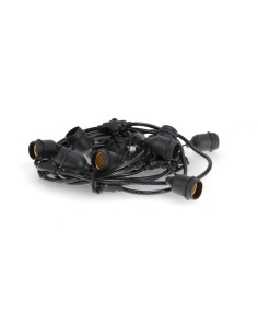 10 E27 Socket Garland 5M Outdoor IP65 Electric Cable