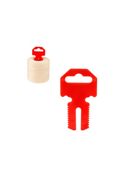 Gancio in plastica rosso Accumaster 45x75mm