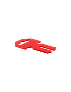 Gancio in plastica rosso Accumaster 45x75mm 2