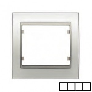 Quadro 4 elementos WHITE PEARL MABE BJC Mega 22004-BP