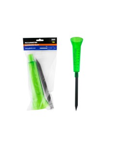 Regenmesser ACCUMASTER aus Polypropylen grün mit Stabspitze