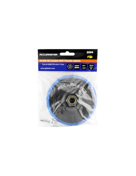 Velcro sanding disc 115mm