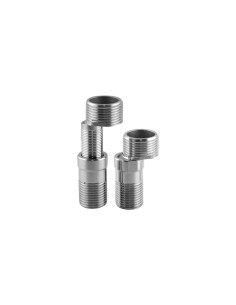 Set de 2 excéntricas ajustables GENIL acero inoxidable 1/2" x 3/4" 55-75 mm 2