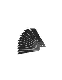 SK5 Black Replacement Blade 25mm, 10-piece Set 2