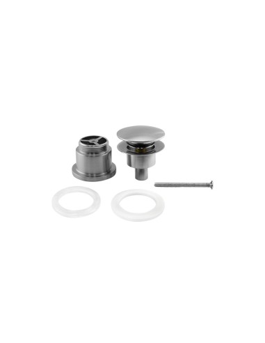 Kurze Click-Clack-Ventil Nickel IDROSPANIA