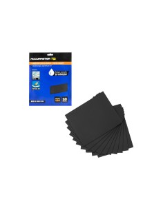 Accumaster C120 230x280mm wet sandpaper sheet pack of 10