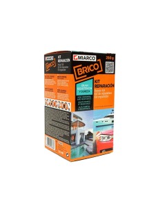 Reparaturset Polyesterharz MIARCO 250g mit Katalysator und Glasfasergewebe 2