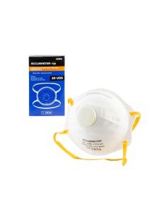 FFP2-Maske NR mit Ausatemventil und Nasenpolster ACCUMASTER