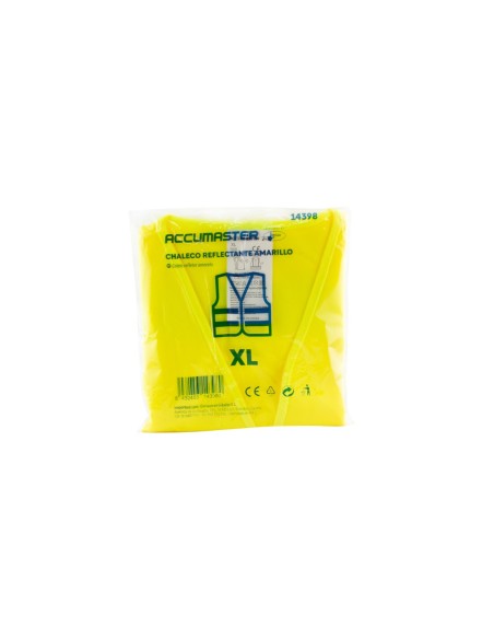 Yellow reflective vest size XL CE certified
