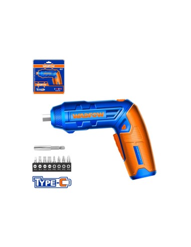 WADFOW Wireless Li-ion 4V Screwdriver with Integrated Light