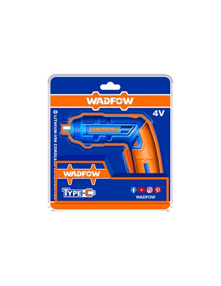 WADFOW Wireless Li-ion 4V Screwdriver with Integrated Light