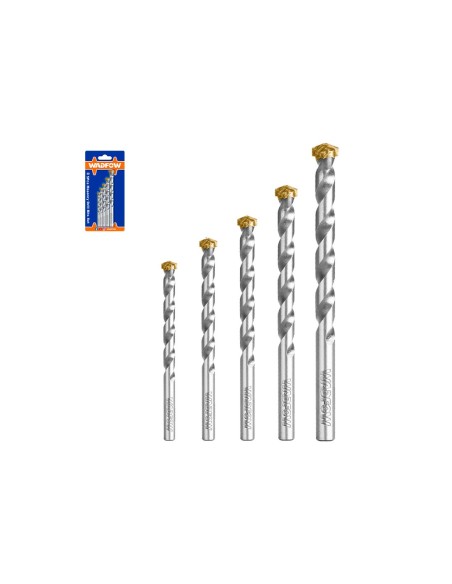 Set de 5 forets multiusages Wadfow 4x75 à 10x120 mm