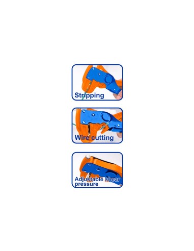 Alicates Pelacables Automáticos Wadfow 0.5-6mm com Corte