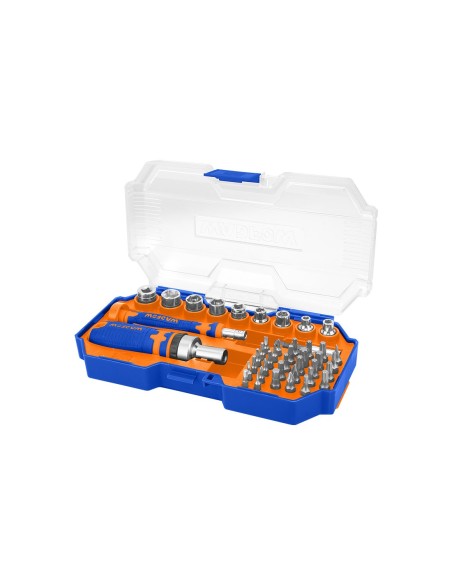 WADFOW 43-piece CR-V Screwdriver Kit with Case