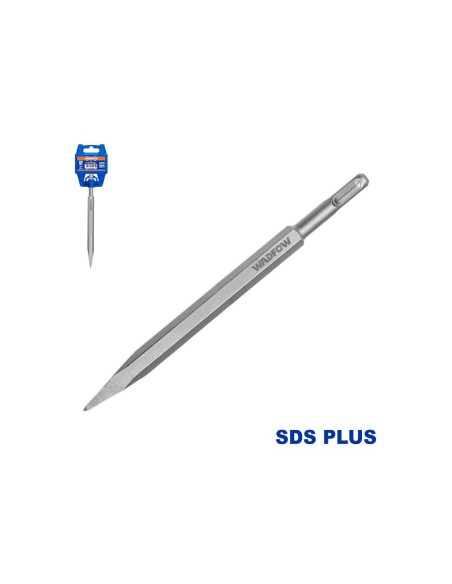 Cinzel pointe SDS Plus 14x250 mm acier chrome vanadium Wadfow