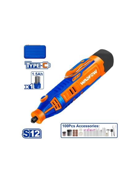 Multistrumento wireless Wadfow 12V con kit di 100 accessori
