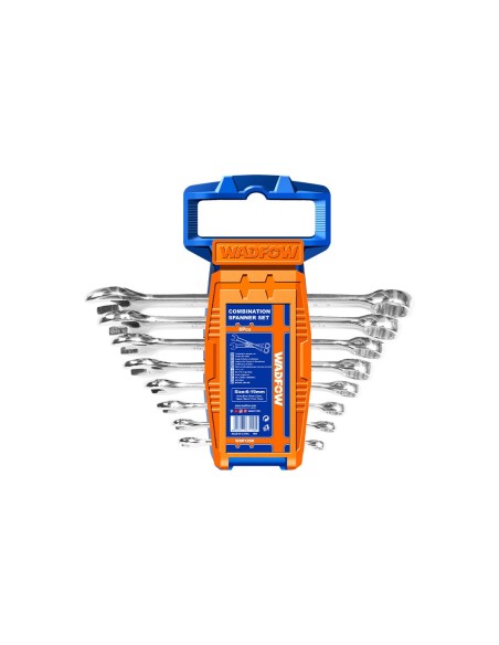 Wadfow 8-Piece Combination Wrench Set 6-19mm