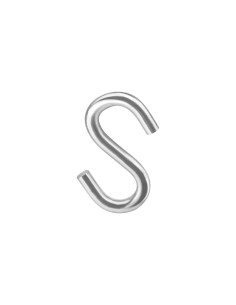 Galvanized hook carbon steel 6mm load 40kg WADFOW 2