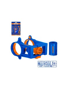 WADFOW 4-Piece Drill Bit Kit for Installing Locks with Hole Saws