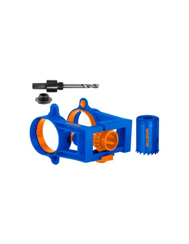 WADFOW 4-Piece Drill Bit Kit for Installing Locks with Hole Saws