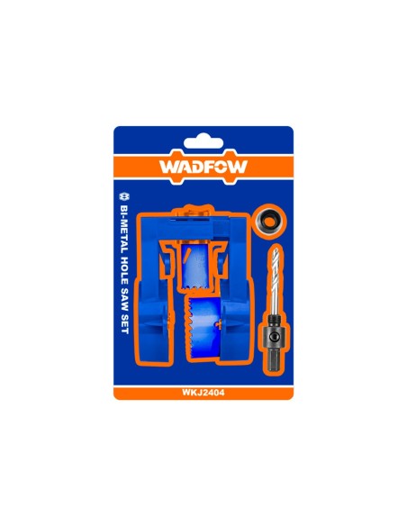 WADFOW 4-Piece Drill Bit Kit for Installing Locks with Hole Saws