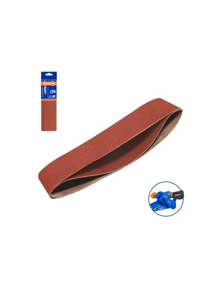 2-Pack Sanding Belts 76x533mm P40 Wadfow