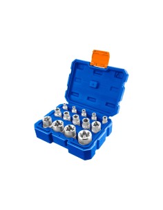WADFOW 14-Piece Type E Socket Wrench Set in Case