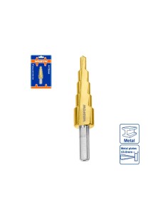 Step Drill Bit HSS Titanium 4-20 mm 2 mm Step Hex Shank 2
