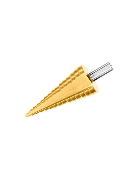 Step Drill Bit HSS Titanium 4-20 mm 2 mm Step Hex Shank