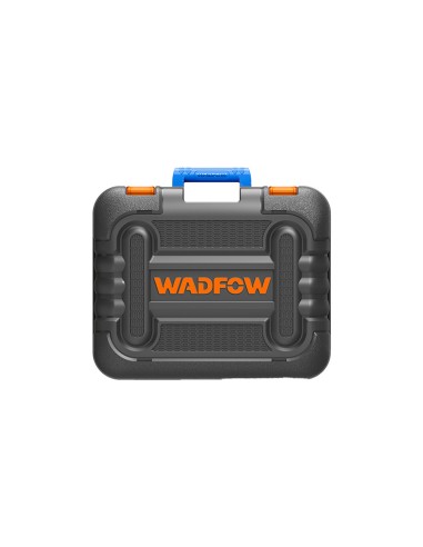 Wadfow 20V Cordless Impact Drill and Angle Grinder Kit with Case