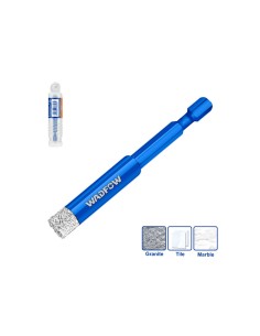 WADFOW 6mm Diamond Drill Bit with Hex Shank