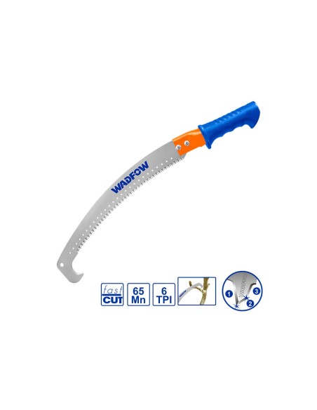 WADFOW Pruning Saw 350mm Blade 65Mn Triple Teeth