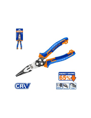 Alicate Combinado Multifunção Ponta Longa 215 mm Marca Wadfow