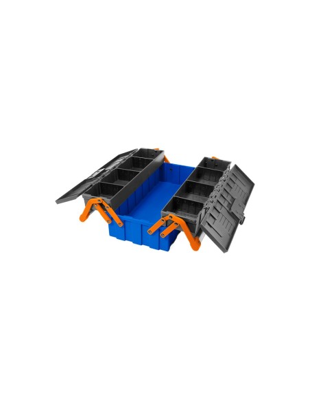 WADFOW 2-piece Plastic Tool Box Set with 3 and 5 Trays