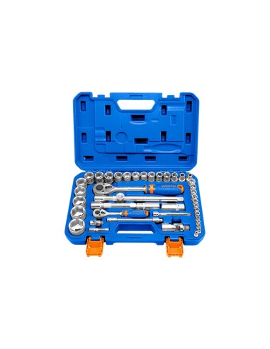 WADFOW 43-piece Socket Wrench Set 1/4 and 1/2 inch