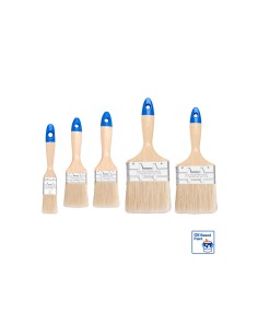 WADFOW 9-Piece Oil Paint Brush Set with Wooden Handles