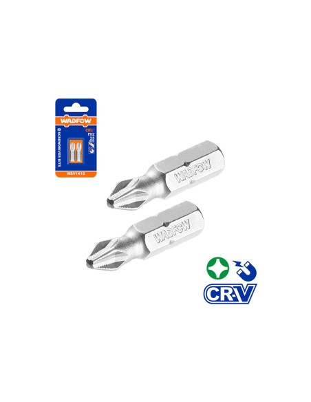 Conjunto 2 bits Phillips PH1x25mm Wadfow aço Cr-V