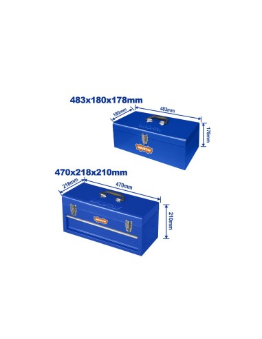 WADFOW Two-Box Steel Tool Set