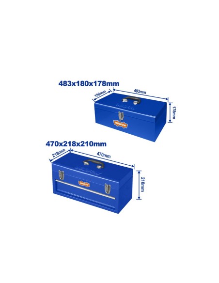 WADFOW Two-Box Steel Tool Set